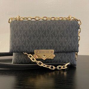 Michael Kors Black and Gold Purse